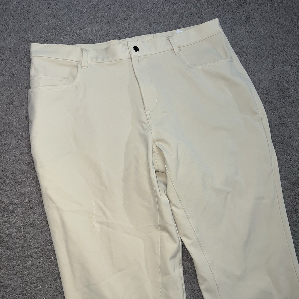 State And Liberty Athletic Fit Stretch Tech Chino Pants Men 40x32 Yellow